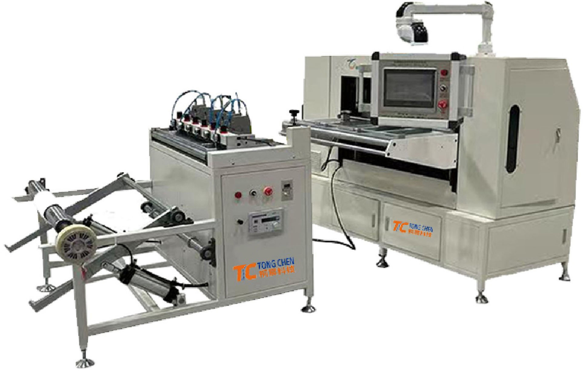 Knife-Tape Pleating Production Line Knife-Tape Pleating Production Line