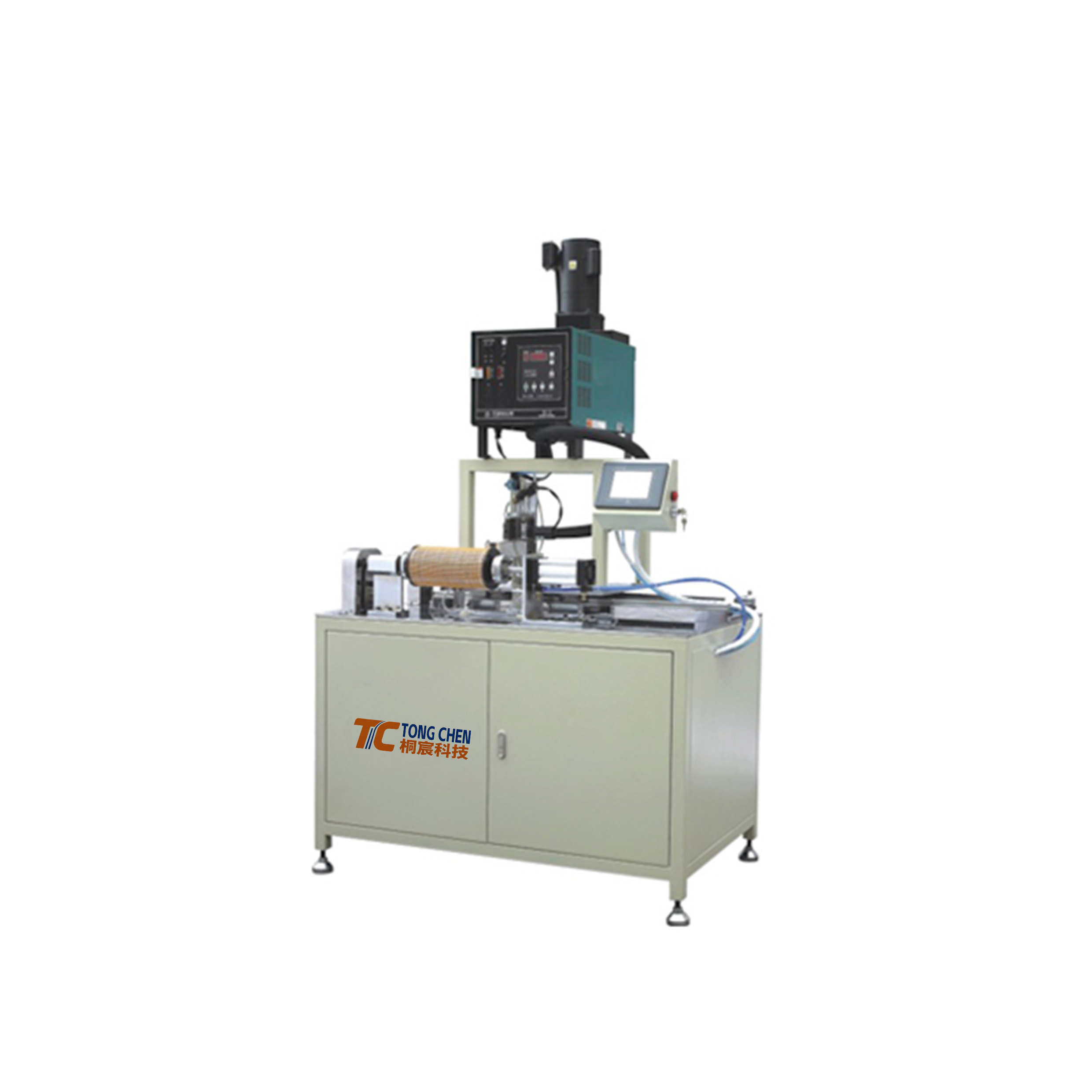 Auto Hot Melt Gluing Threading Machine for Filters