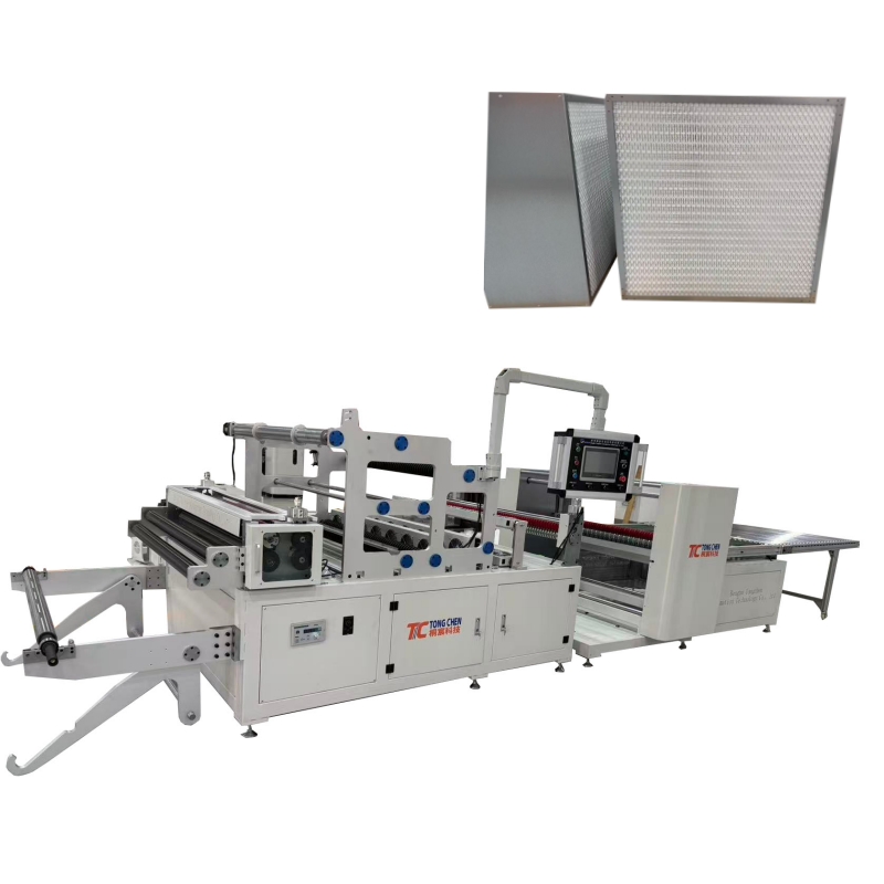 High efficiency automatic HEPA filter paper folding machine