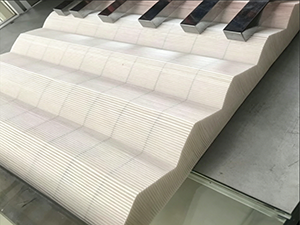 High-speed automatic air filter pleating machine for HVAC systems Application diagram