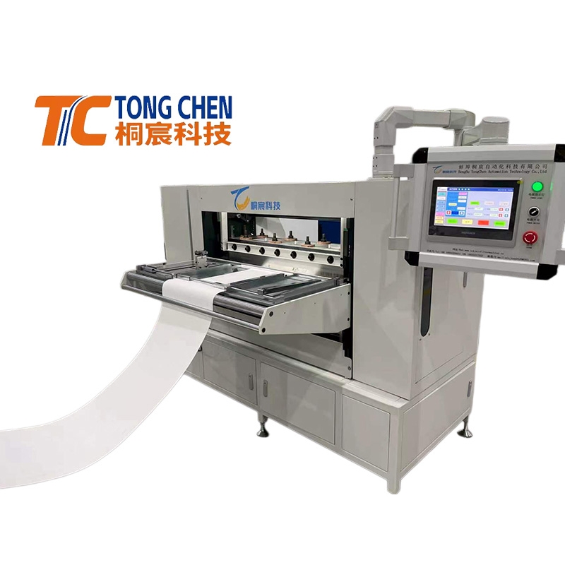 Automatic glue applicator machine for air filter pleated panels