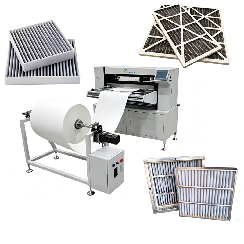 Auto filter pleating making machine