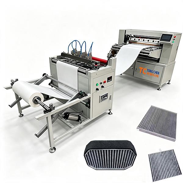 semi-automatic pleater filter production equipment